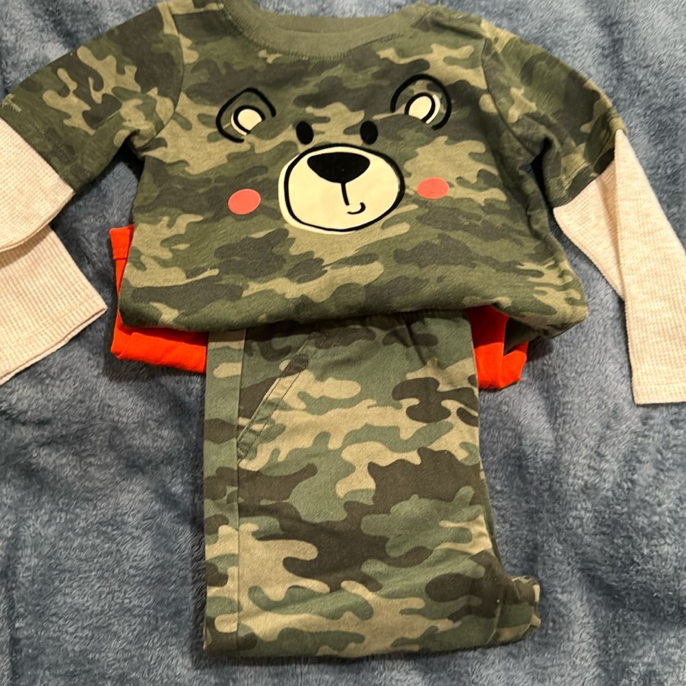 Camouflage bear set. New